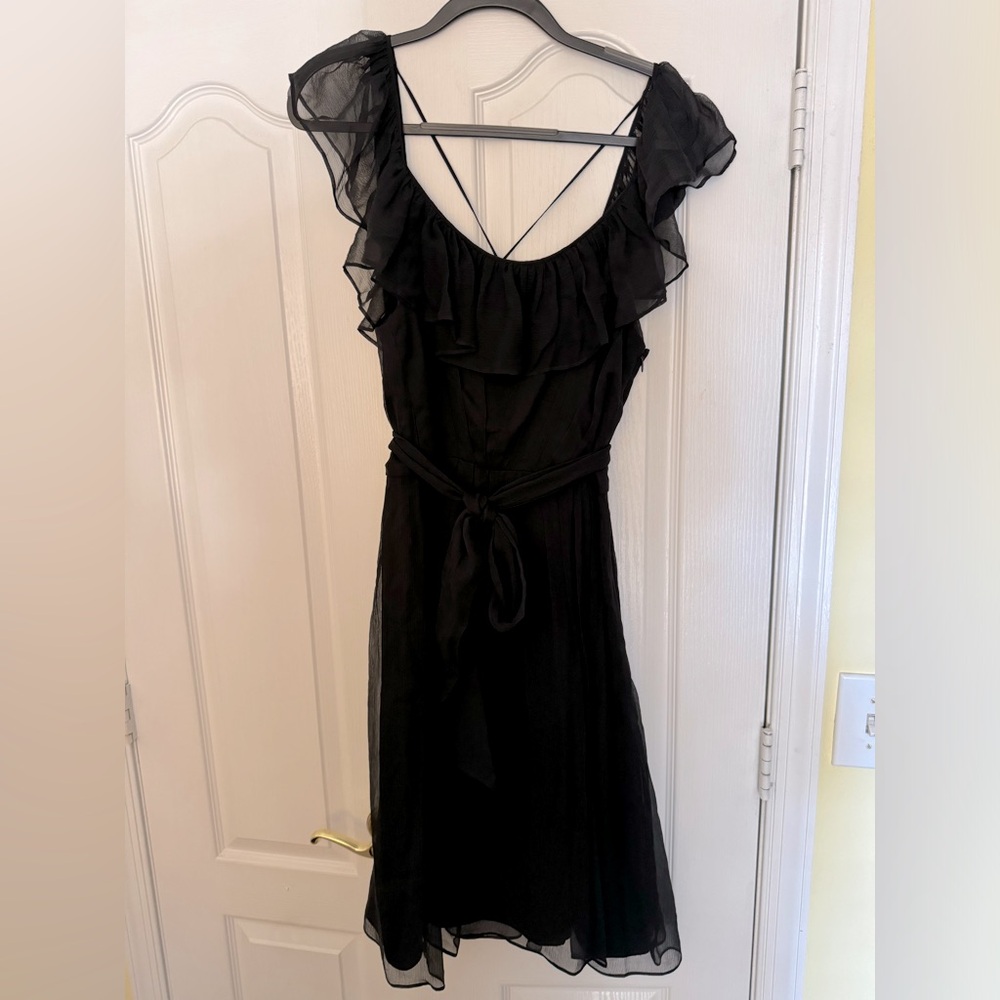 Black Flowy Max and Cleo Dress